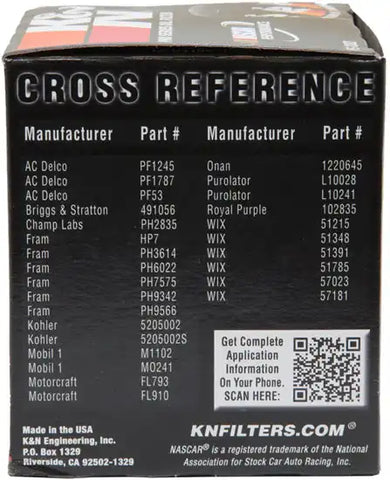 K&N PS-1002 Oil Filter