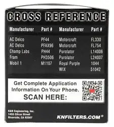 K&N PS-1007 Oil Filter