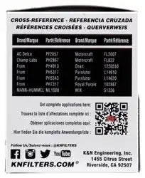 K&N PS-1010 Oil Filter