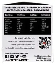 K&N PS-1017 Oil Filter