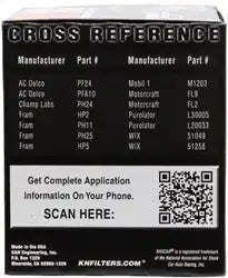 K&N PS-2003 Oil Filter