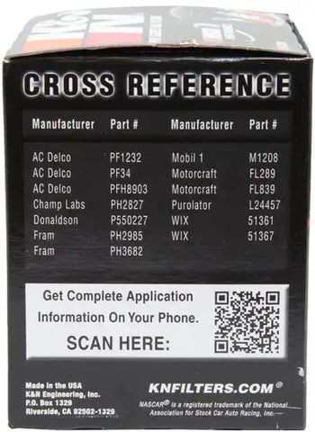 K&N PS-2008 Oil Filter