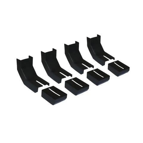 Raptor Series RB-BKC4 - Bracket Covers Thermoplastic Rubber For Slide Track Running Boards Only Qty 4 Set