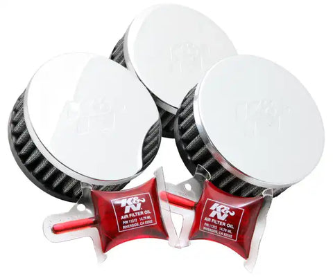 K&N RC-0173 Universal Chrome Filter