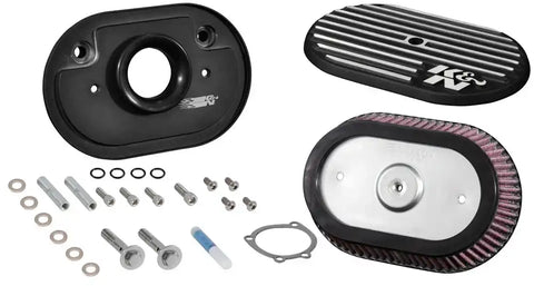 K&N RK-3953 Street Metal Intake System, Side Draft, Dyna/Softail
