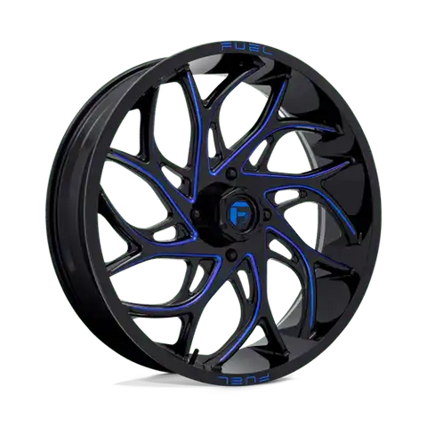 D778 24X7 4X156 G-BLK-MILL-BLU 13MM