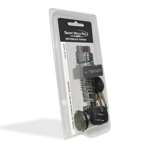 Lets Go Aero Silent Hitch Pin®: 5/8 Press-On Locking Anti-Rattle Pin for 2 Hitches
