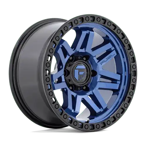 D813 17X9 6X5.5 DRK-BLUE BLK-RG -12MM