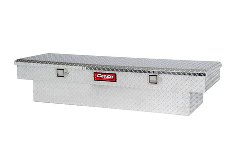 Dee Zee DZ8160 Tool Box, Red Crossover Single Lid BT Alum