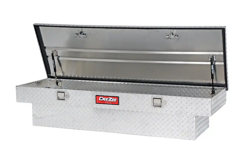 Dee Zee DZ8160 Tool Box, Red Crossover Single Lid BT Alum