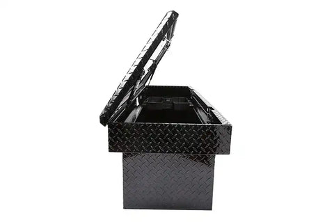 Dee Zee DZ8170DB Tool Box - Red Crossover Single Lid Black BT