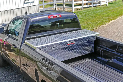 Dee Zee DZ8170DL Tool Box - Red Crossover Single Lid BT Alum