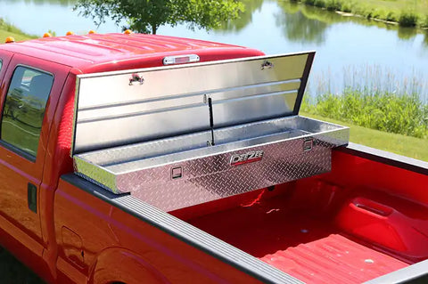 Dee Zee DZ8270A Tool Box - Red Crossover Single Lid BT Alum