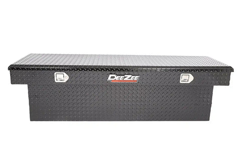 Dee Zee DZ8170DB Tool Box - Red Crossover Single Lid Black BT