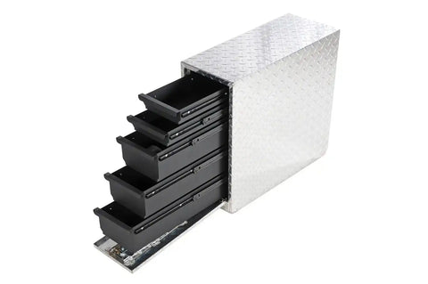 Dee Zee DZ95DA Tool Box - Wheel Well With Drawers (Aluminum)