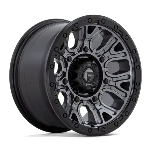 D825 17X9 6X5.5 M-GNMTL BLK-RG 1MM