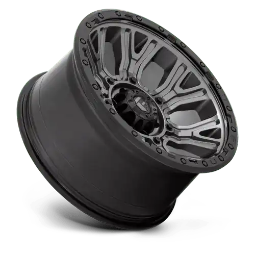 D825 20X10 6X135 M-GNMTL BLK-RG -18MM