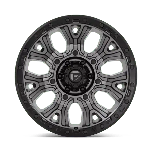 D825 20X10 6X135 M-GNMTL BLK-RG -18MM