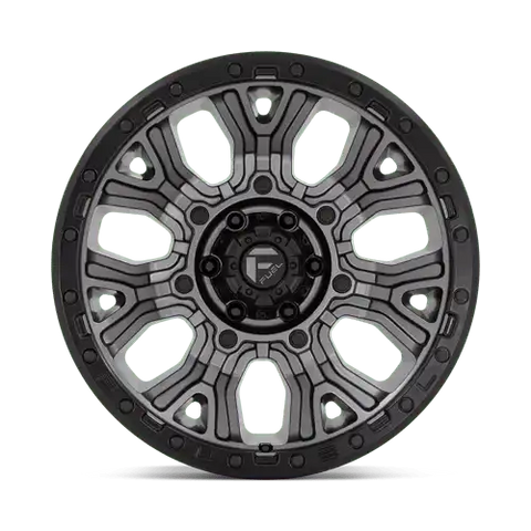 D825 20X10 6X135 M-GNMTL BLK-RG -18MM