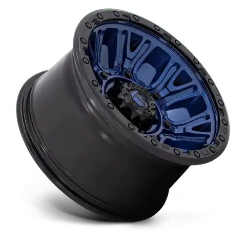 D827 17X9 5X5.0 DK-BLUE BLK-RG -12MM
