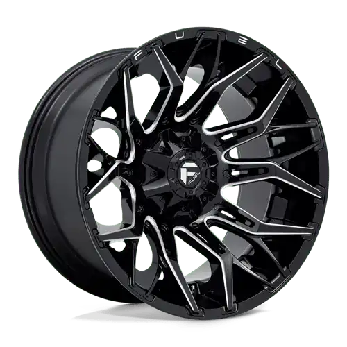 D769 22X12 8X6.5 G-BLK-MILL -44MM