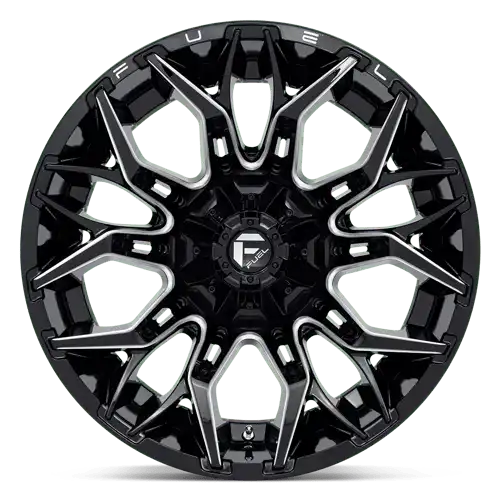 D769 22X12 8X170 G-BLK-MILL -44MM