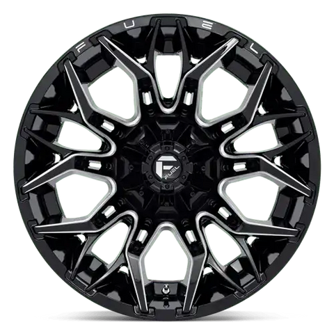 D769 22X12 8X170 G-BLK-MILL -44MM
