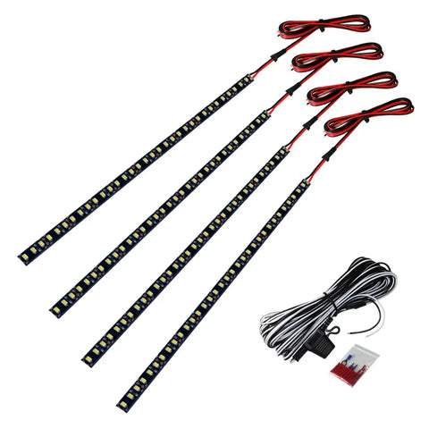 Raptor Series UNV-LED-LIGHT-KIT-WHITE - White LED Lights 10 In Universal Light Strip Kit