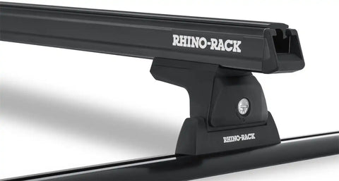 Rhino-Rack JA6225 Heavy Duty RLT600 Trackmount Black 2 Bar Roof Rack