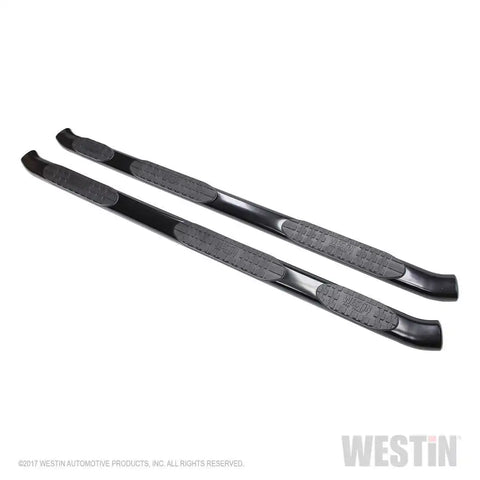 PRO TRAXX 5 Oval Wheel to Wheel Nerf Step Bars; Black; w/Mount Kit; - MyTruckPoint