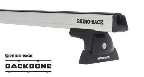 Rhino-Rack JA6391 Heavy Duty RLT600 Silver 3 Bar Backbone Roof Rack