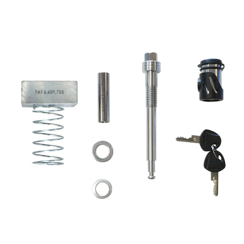 Lets Go Aero Silent Hitch Pin®: 5/8'' Press-On Locking Anti-Rattle for 3'' Hitches