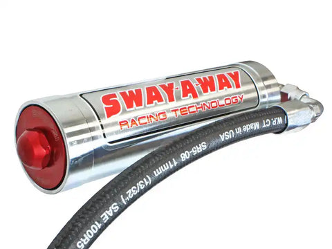 aFe 201-5600-05 97-17 Nissan Patrol Sway-A-Way 2.5in Front Shock Kit w/ Remote Reservoir for OE Ride Height