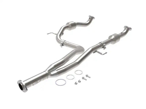 aFe 48-46011-RC Toyota Tacoma 16-17 V6-3.5L Twisted Steel Y-Pipe w/ Cat