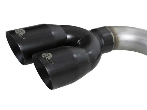 aFe 49-34109-B Vulcan Series 3in 304SS Exhaust Cat-Back w/Blk Tip 2019 GM Silverado/Sierra 1500 L4-2.7L (t)