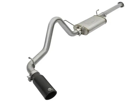 aFe 49-46031-B MACHForce XP Cat Back SS Exhausts Black Tips 05-12 Toyota Tacoma L4-2.7L