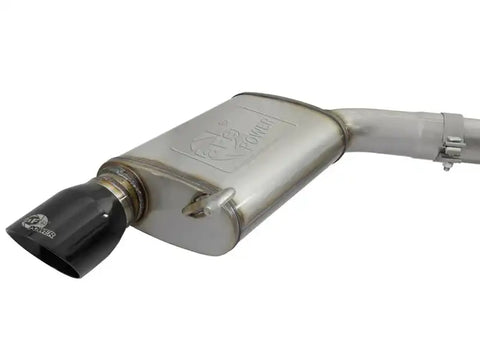 aFe 49-33072-1B MACHForce XP 3in 304 SS Cat-Back Exhausts w/ Black Tips 15-17 Ford Mustang GT V8-5.0L/V6-3.7L
