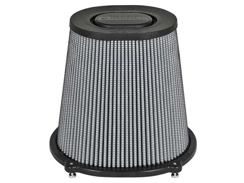 aFe 21-90098 Quantum Pro DRY S Air Filter Flat Top - 5in Flange x 9in Height