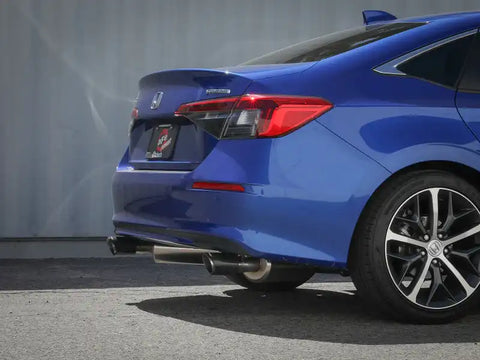aFe 49-36628-C Takeda 2.5in 304 SS Cat-Back Exhaust System w/CF Tips 2022+ Honda Civic L4-1.5L (t)