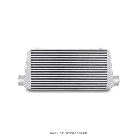 Mishimoto Universal Silver R Line Intercooler Overall Size: 31x12x4 Core Size: 24x12x4 Inlet / Outle
