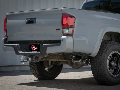 aFe 49-46063-B 16-22 Toyota Tacoma Apollo GT Series 2.5in. - 3in. 409 SS Cat-Back Exhaust System w/ Black Tip