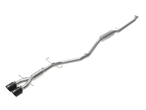 aFe 49-36619-B Takeda 2.5in 304SS Cat-Back Exhaust System w/ Black Tips 17-20 Honda Civic Si Sedan I4 1.5L