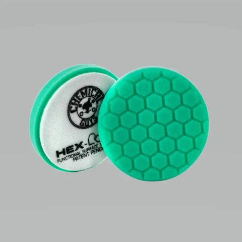 Chemical Guys Hex-Logic Self-Centered Heavy Polishing Pad - Green - 4in - Case of 24