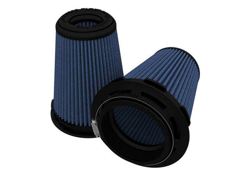 aFe 20-91202RM Magnum FLOW Pro 5R Air Filters 3.5in F x 5in B T (Inverted) 6in H (Pair)