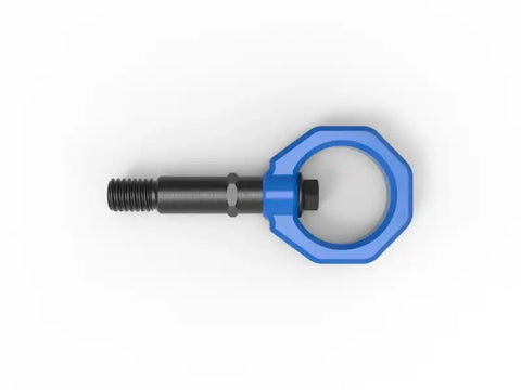 aFe 450-721002-L Control Rear Tow Hook Blue 20-21 Toyota GR Supra (A90)
