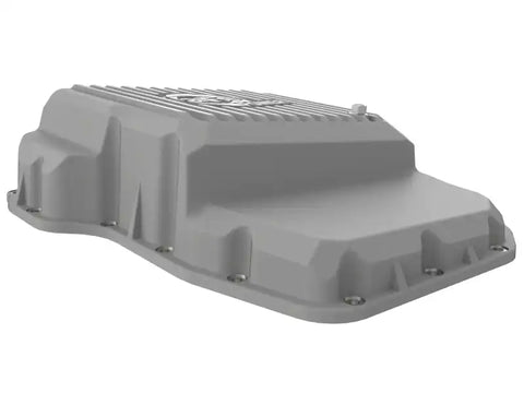 aFe 46-71160A Transmission Pan Raw w/ Machined Fins 13-19 Dodge Diesel Trucks L6-6.7L (td)