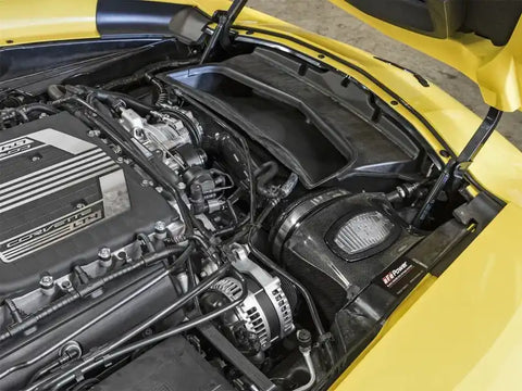 aFe 52-74202-C Momentum Carbon Fiber Cold Air Intake System PDS/P5R 15-16 Chevrolet Corvette Z06 V8-6.2L
