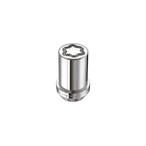 McGard Wheel Lock Nut Set - 4pk. (Tuner / Cone Seat) M12X1.5 13/16 Hex 1.24in. Length Chrome