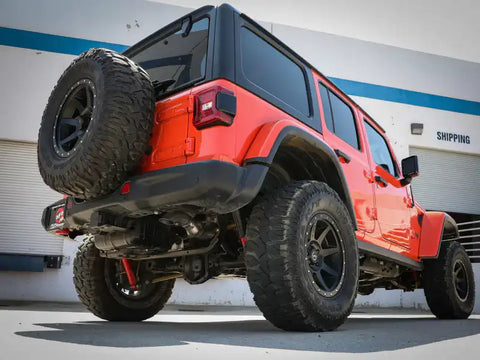 aFe 49-38091 20-21 Jeep Wrangler (JL) Large Bore-HD 3 IN 304 Stainless Steel DPF-Back Hi-Tuck Exhaust System