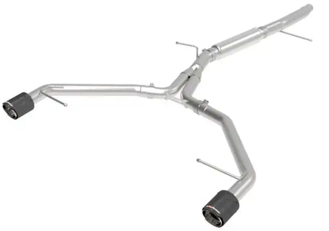 aFe 49-36419-C 17-19 Audi A4 (L4-2.0L) MACH Force-Xp Stainless Steel Axle-Back Exhaust System - Carbon Tip